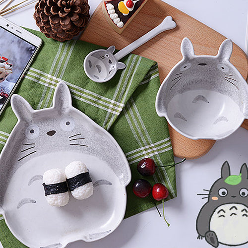 Ceramic Totoro Dinner Ware
