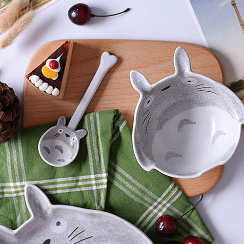 Ceramic Totoro Dinner Ware