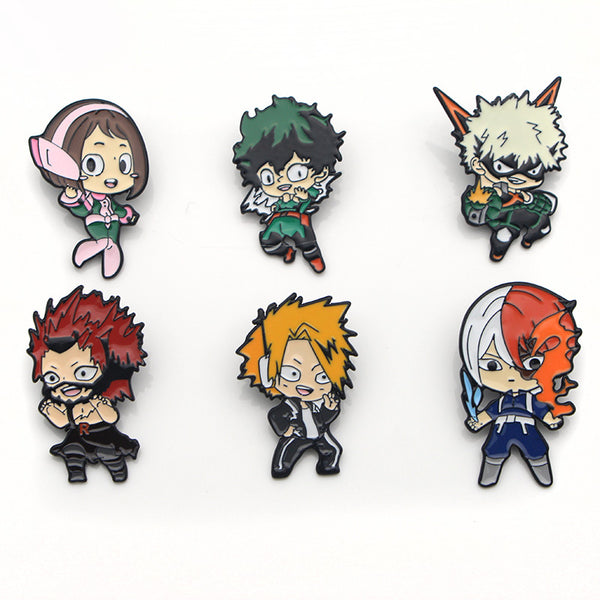 Cute My Hero Academia Metal Pins